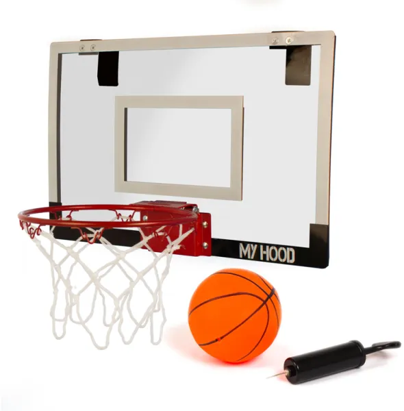 My Hood - Mini basketball with backboard - Includes ball and pump