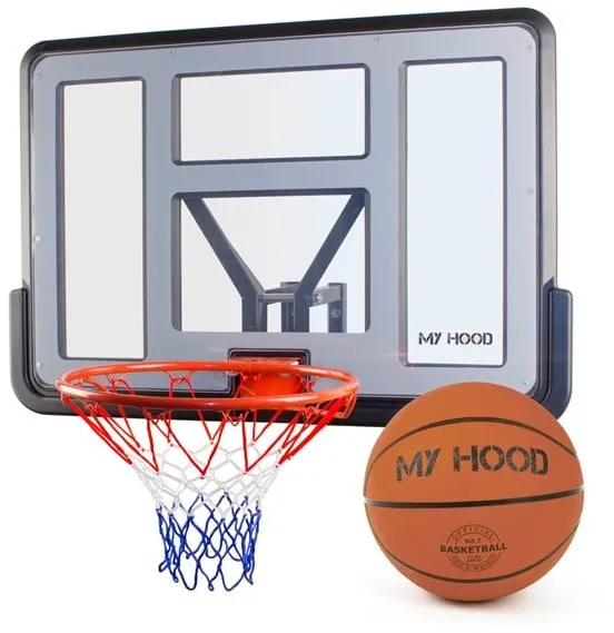 My Hood Basketball Hoop Pro with ball