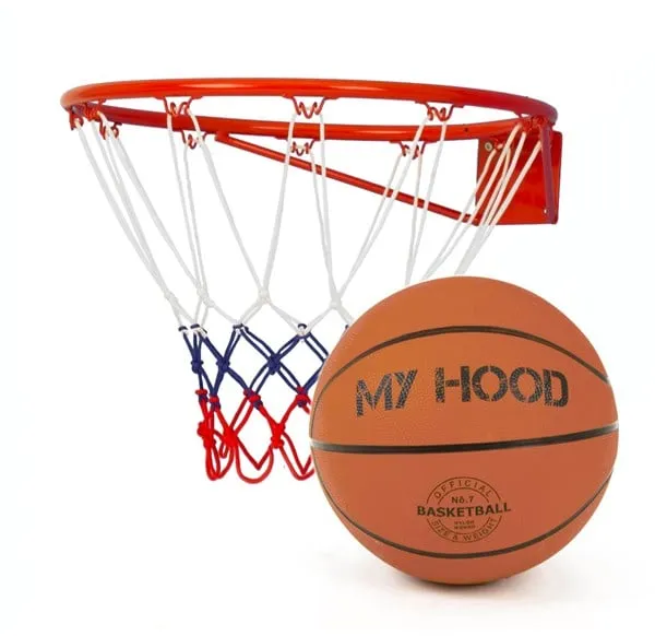 My Hood - basketball hoop with ball