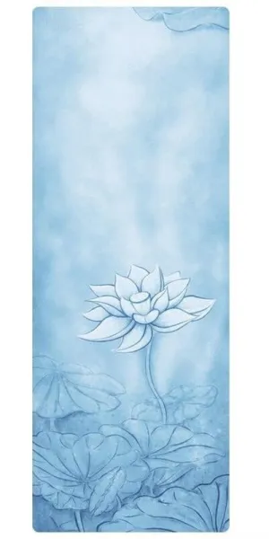 Odin Bohemian Blue Lotus Yoga Mat 0.8 cm